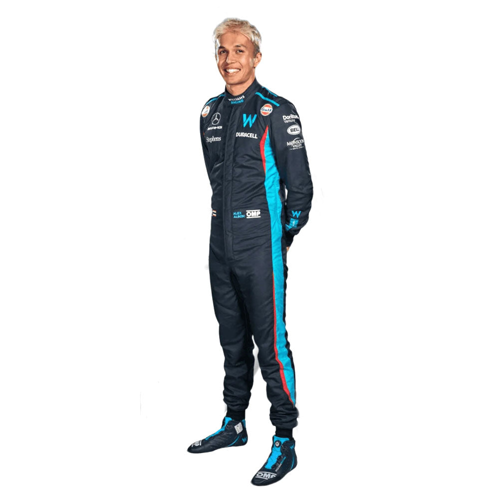 2023 Alexander Albon Williams F1‑Style Printed Race Suit