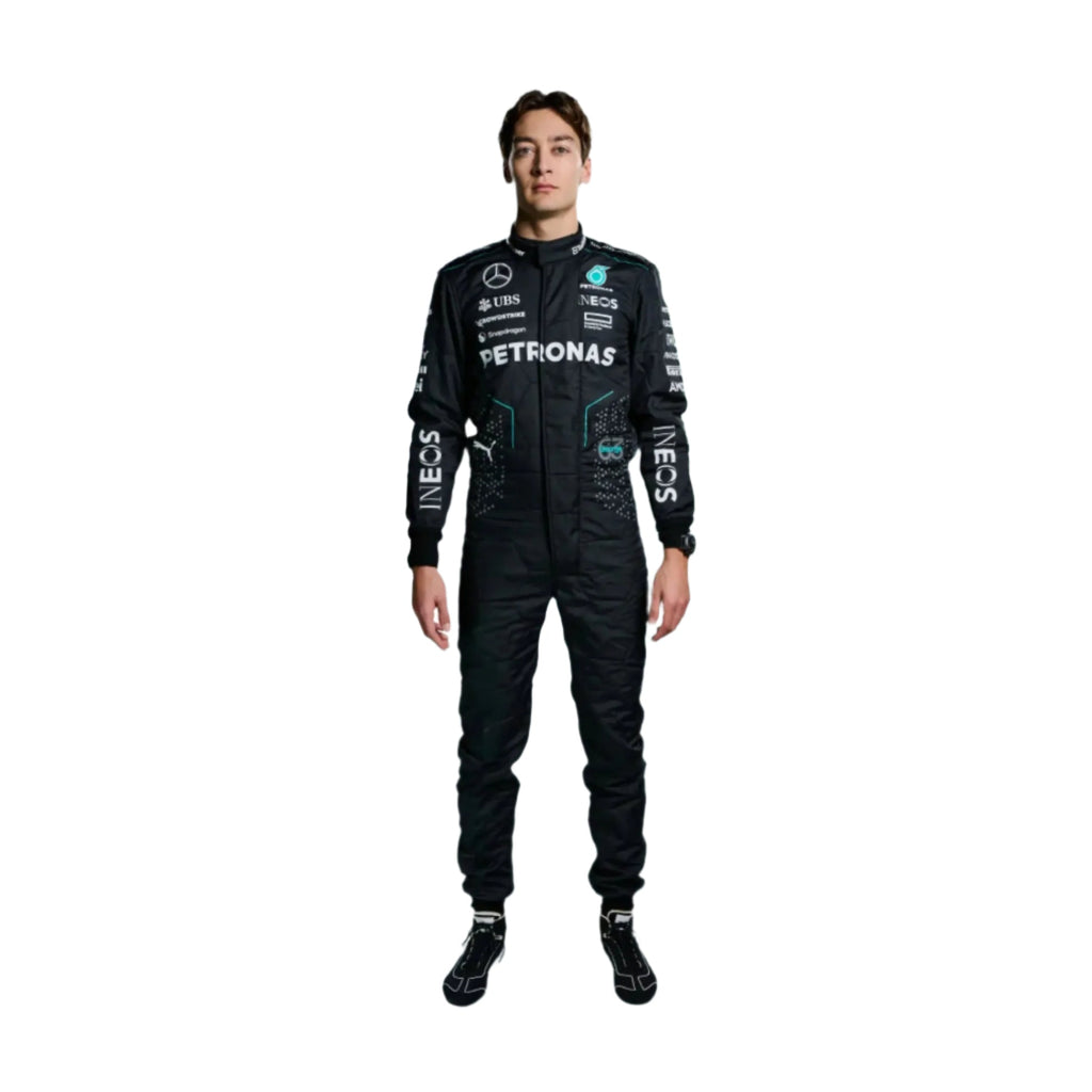 George Russell 2024 Go-Kart Racing Suit | Mercedes-AMG Petronas - My Racing Suits