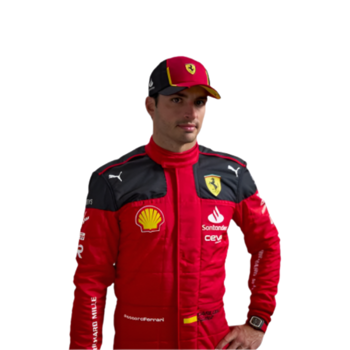 Carlos Sainz 2023 Ferrari Race Suit – Scuderia Edition | Printed Replica - My Racing Suits