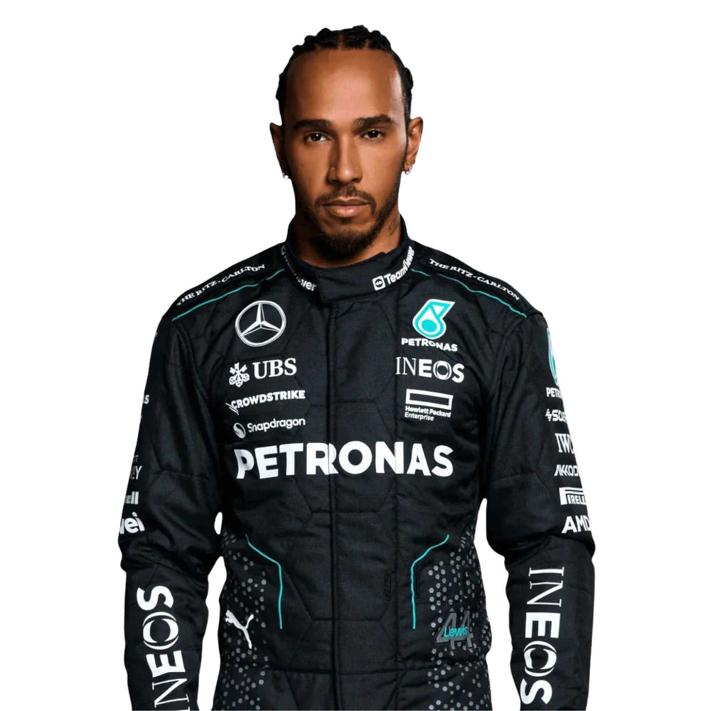 Lewis Hamilton 2025 Go-Kart Racing Suit | Mercedes-AMG Petronas F1 Replica - My Racing Suits