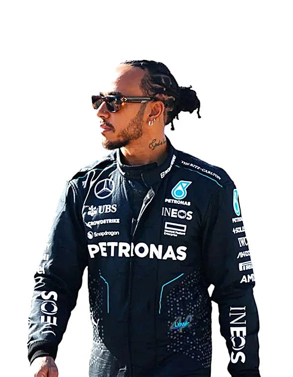 Lewis Hamilton 2024 Go-Kart Racing Suit – Mercedes-AMG Petronas F1 Team Replica - My Racing Suits