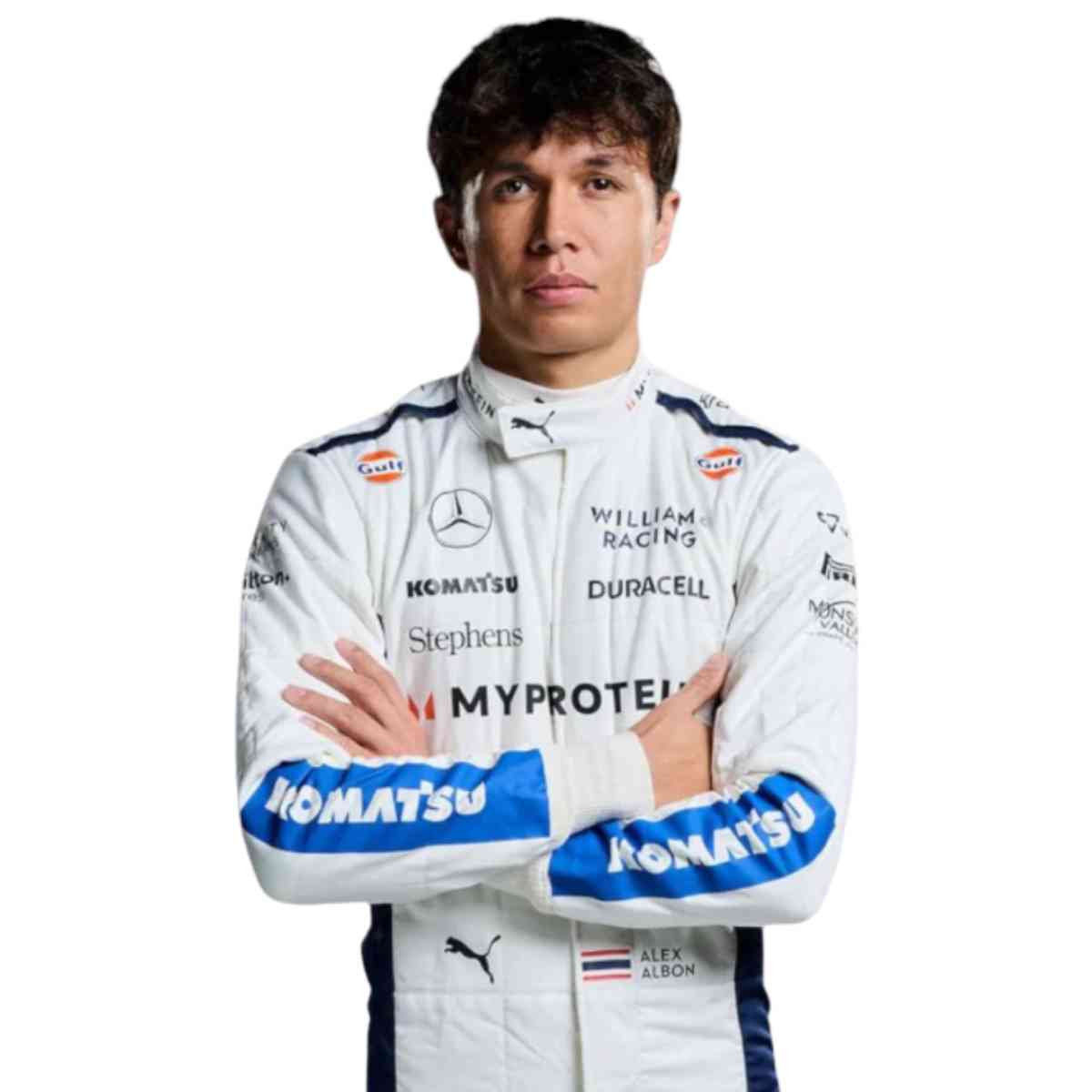 2024 New Alexander Albon F1 Team Williams Racing Printed Race Suit
