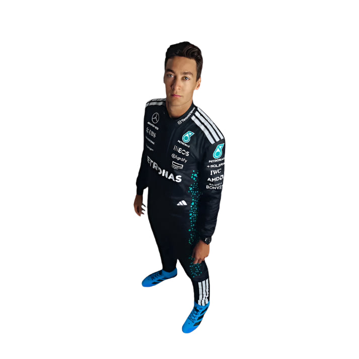 George Russell 2025 Go-Kart Racing Suit | Mercedes-AMG Petronas - My Racing Suits
