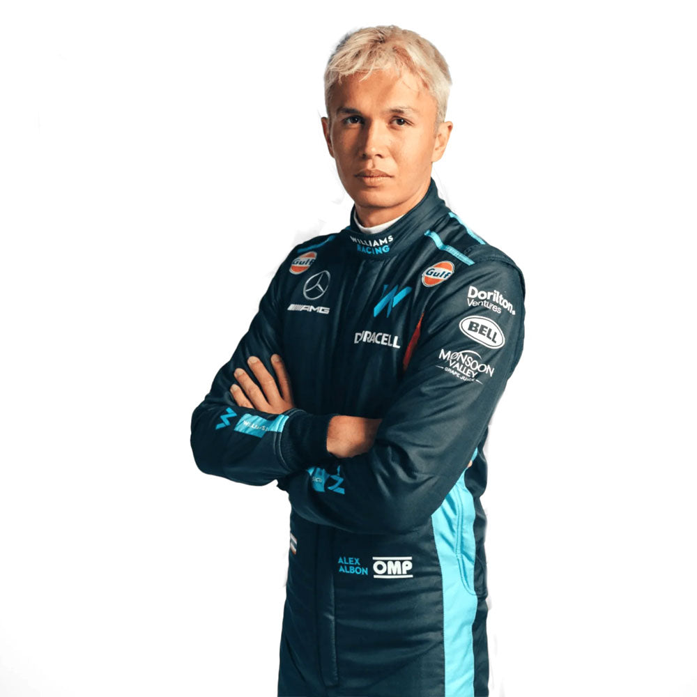 2023 Alexander Albon Williams F1‑Style Printed Race Suit