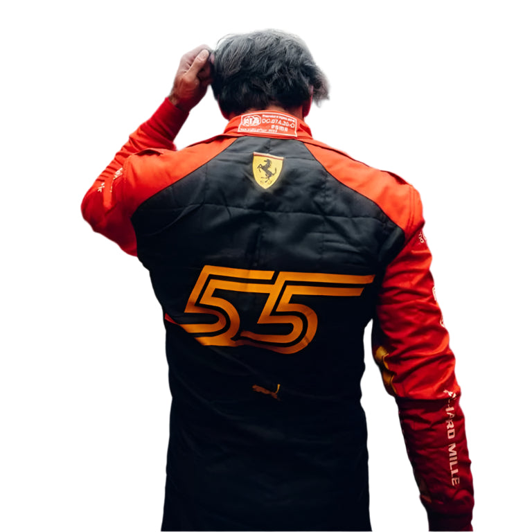 Carlos Sainz 2024 Ferrari MIAMI GRAND PRIX Race Suit – Scuderia - My Racing Suits