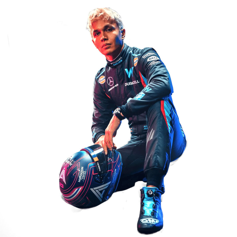 2023 Alexander Albon Williams F1‑Style Printed Race Suit