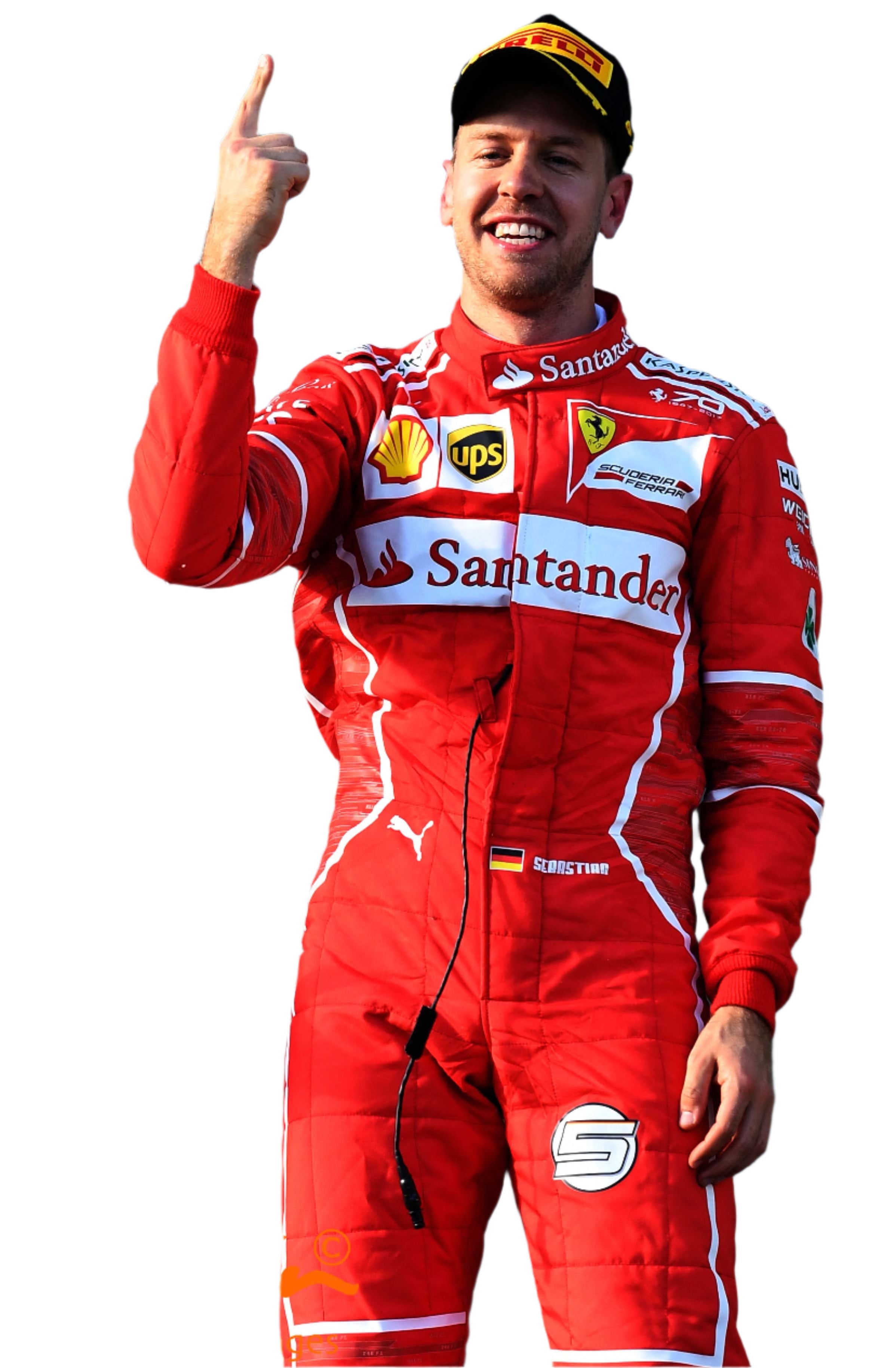 Sebastian Vettel Ferrari 2017 Kart Race Suit - My Racing Suits