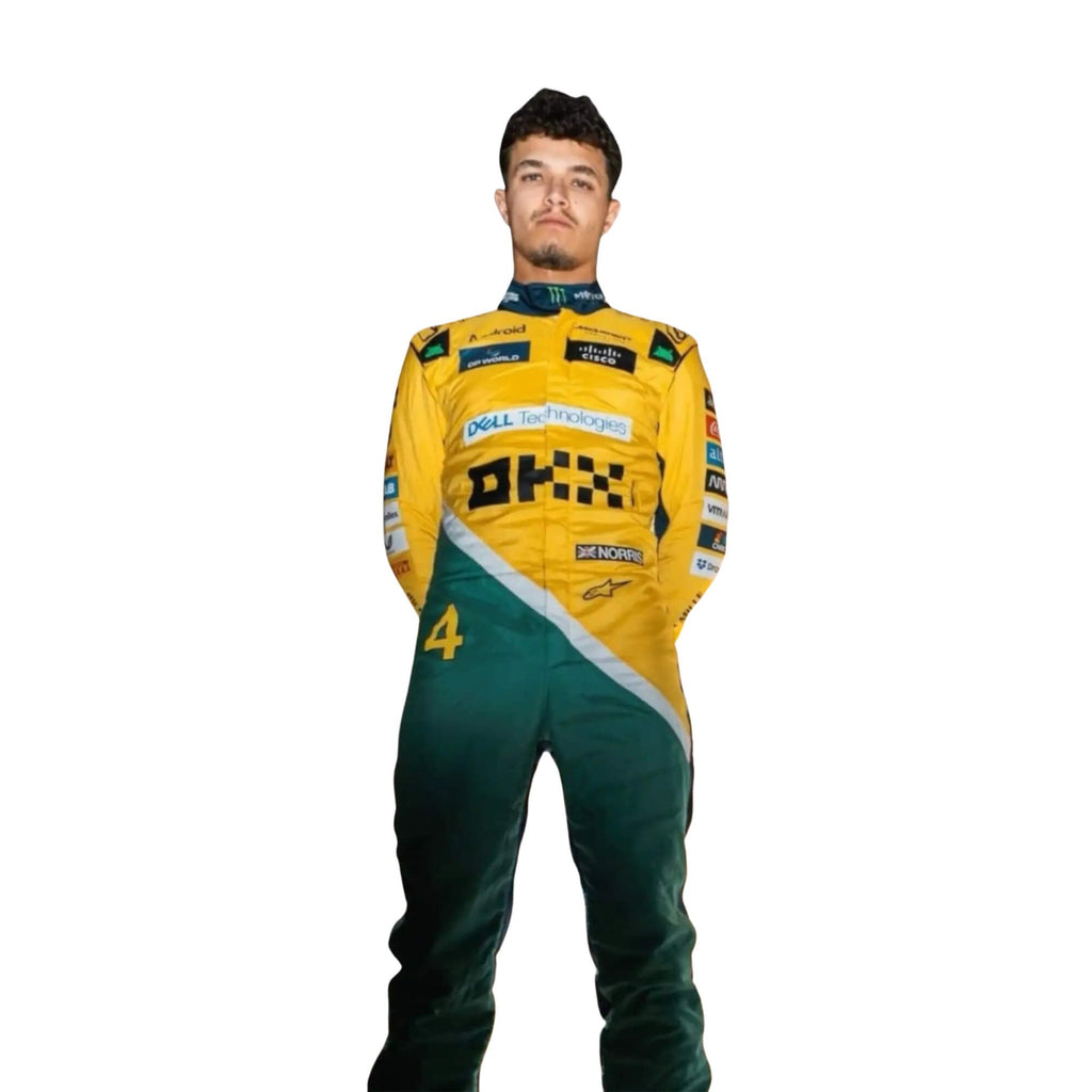 Lando Norris 2024 New Monaco Gp McLaren F1 Kart Race Suit - My Racing Suits