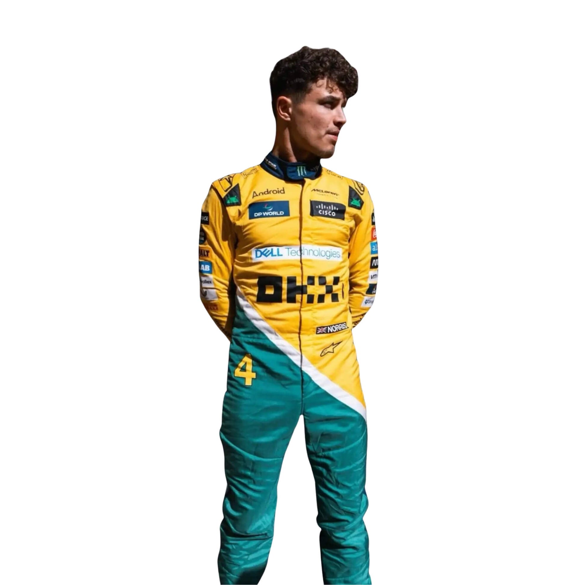 Lando Norris 2024 New Monaco Gp McLaren F1 Kart Race Suit - My Racing Suits