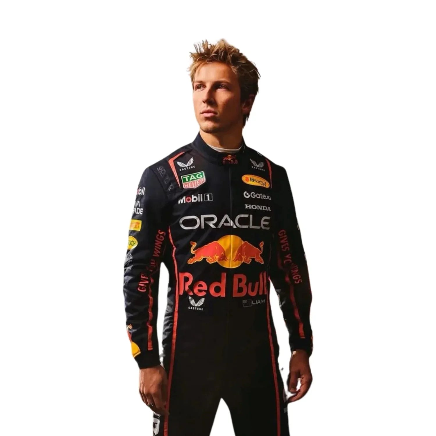 Liam Lawson 2025 F1 Replica Racing Suit – High-Quality Printed Fan Edition - My Racing Suits