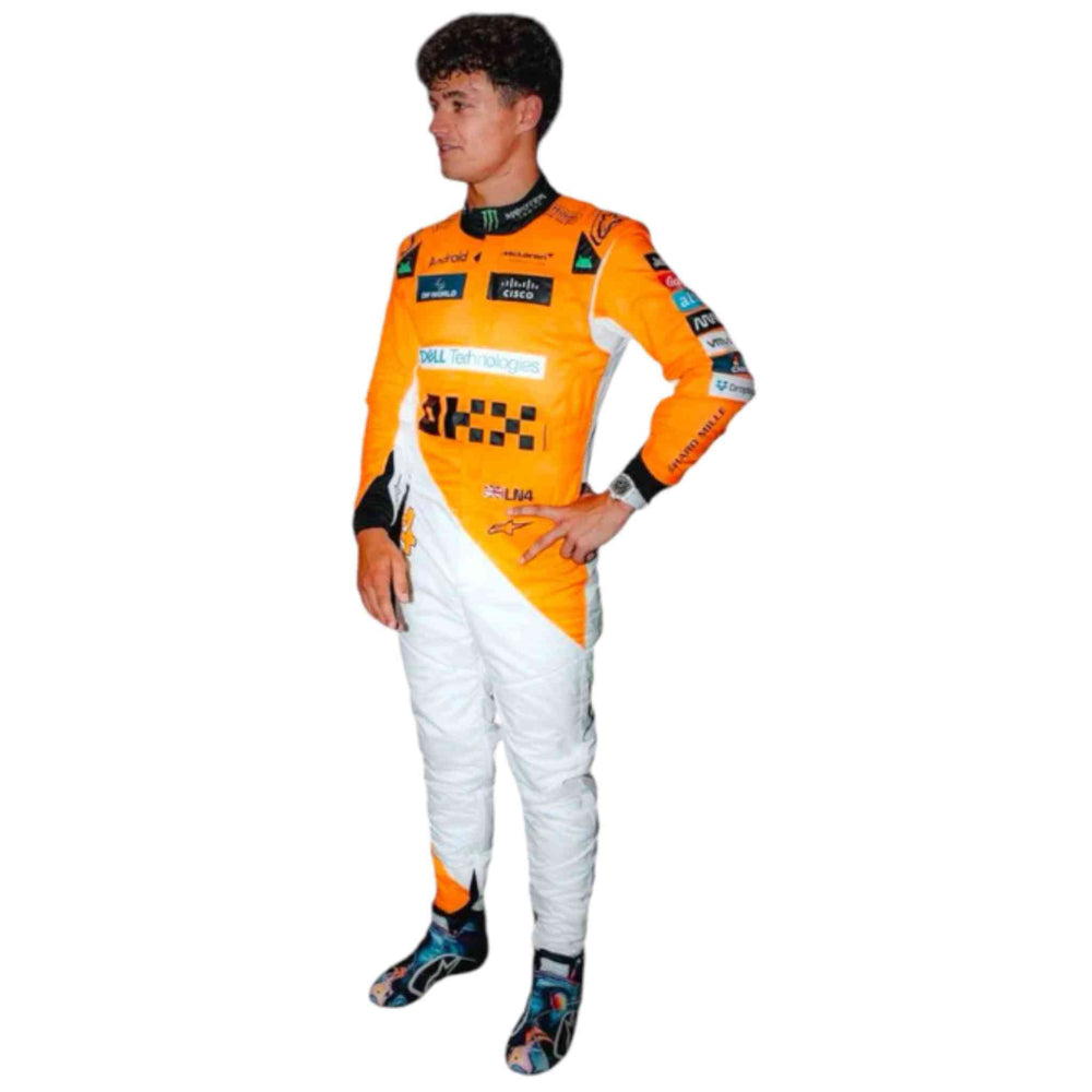Lando Norris 2024 McLaren F1 Kart Race Suit - My Racing Suits