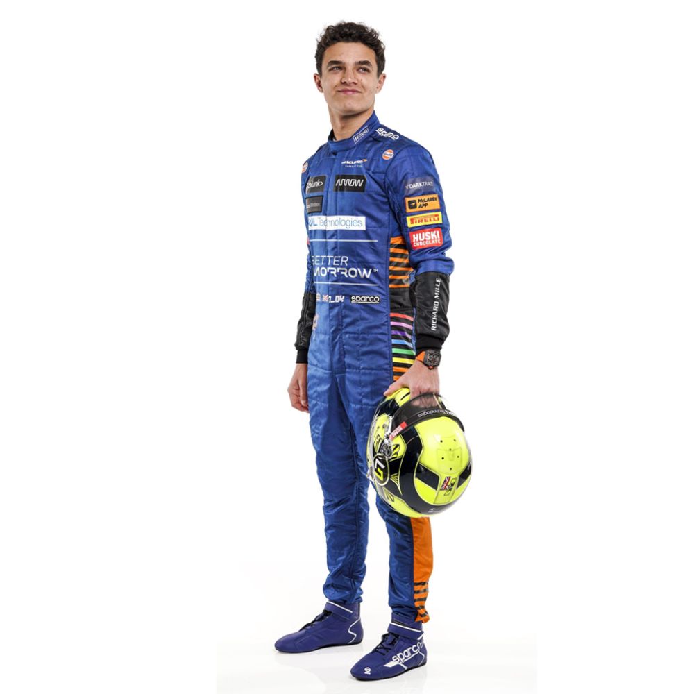 Lando Norris 2021 McLaren F1 Kart Race Suit - My Racing Suits