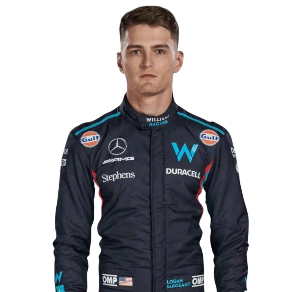 2023 Logan Sargeant Race Suit F1 Williams Printed Racing Suit