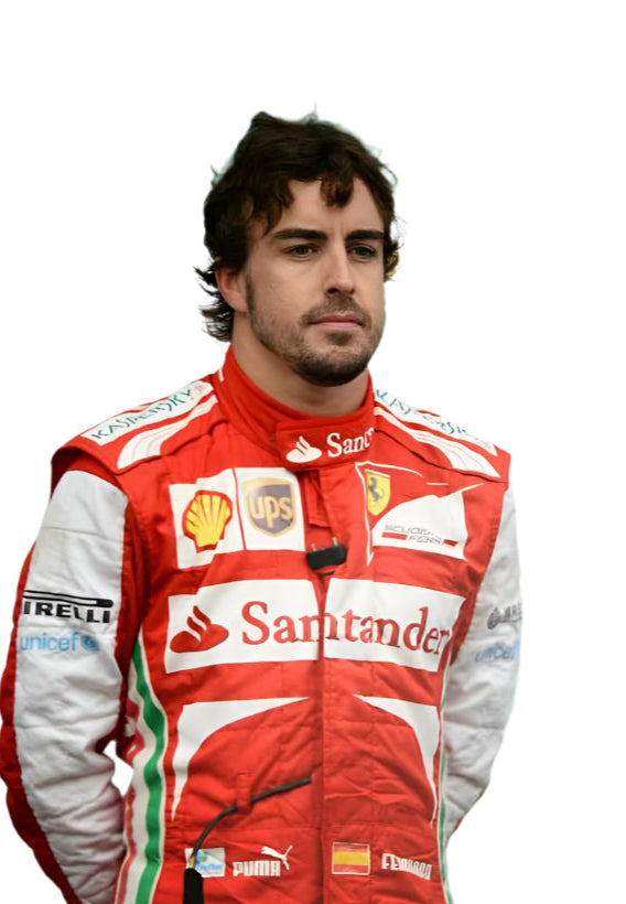 2013 Fernando Alonso Scuderia Ferrari F1 Printed Race Suit