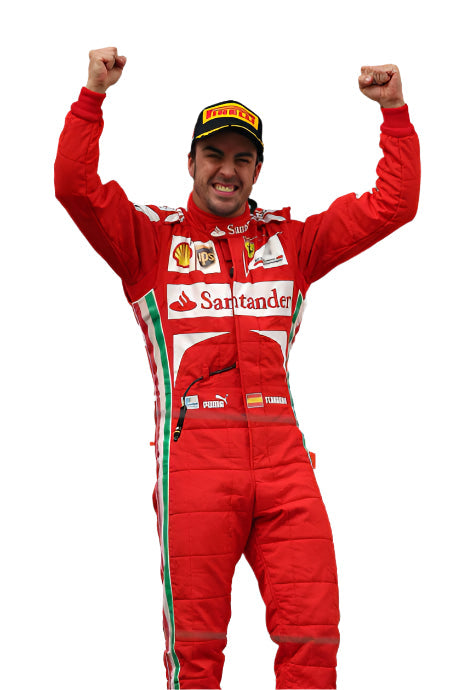 2013 Fernando Alonso Scuderia Ferrari F1 Printed Race Suit