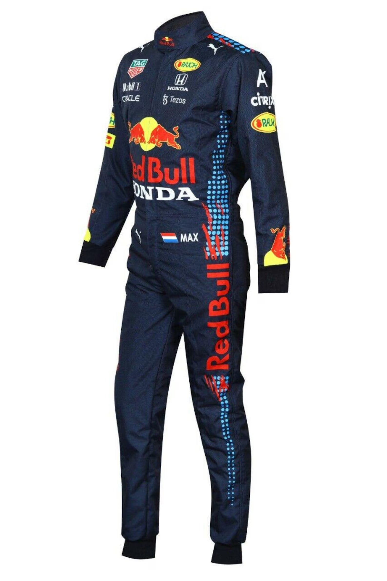 F1 Max Verstappen 2021 Kart Suit – Red Bull Edition | Printed Finish