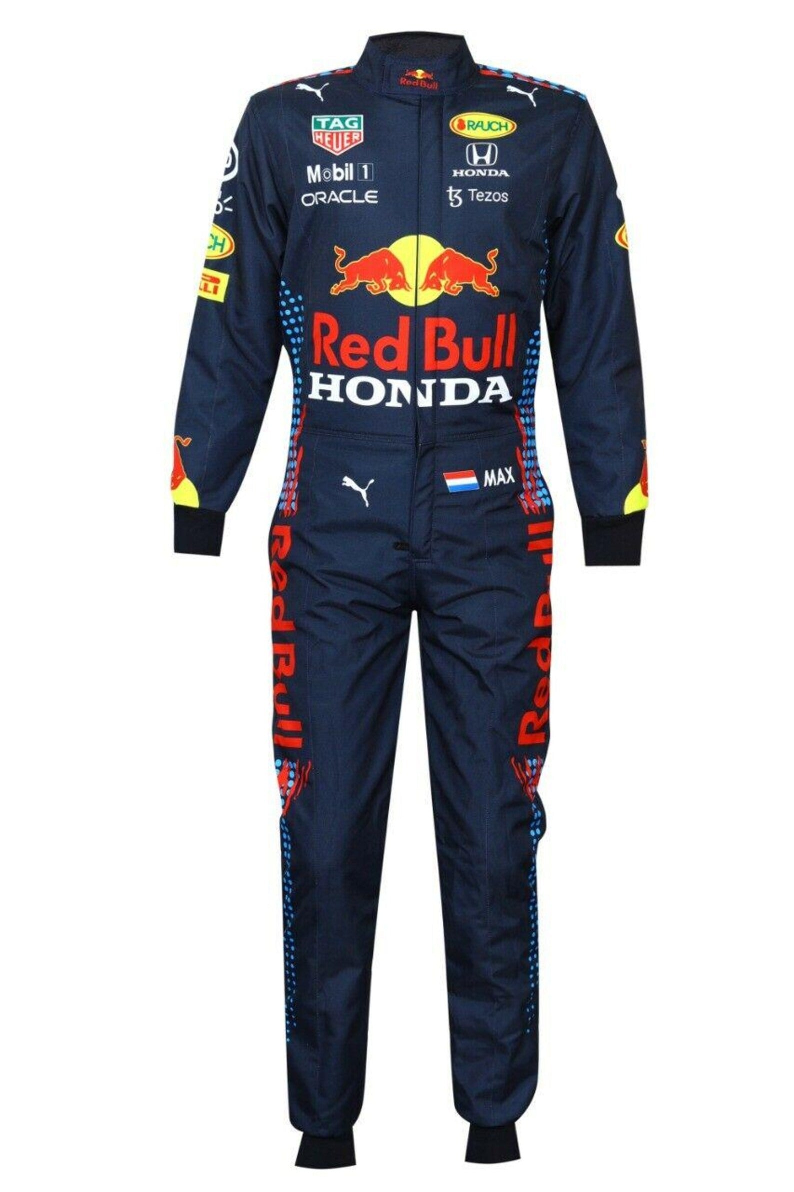 F1 Max Verstappen 2021 Kart Suit – Red Bull Edition | Printed Finish