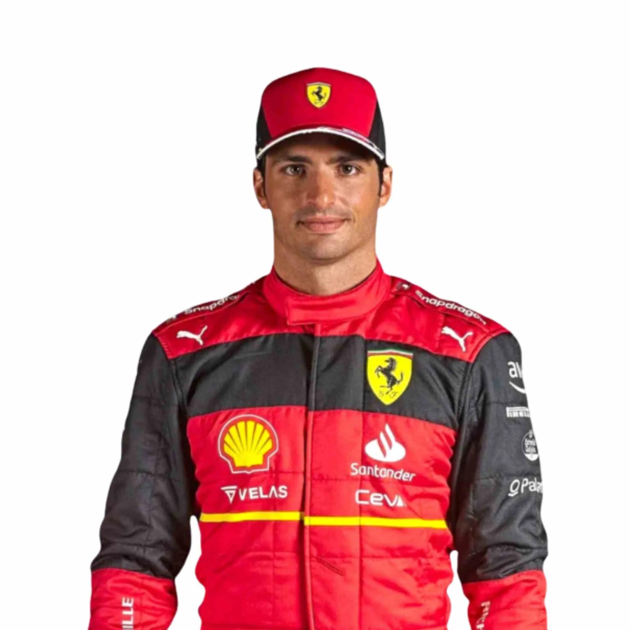 Carlos Sainz 2022 Ferrari Race Suit – Scuderia Edition | Printed Replica