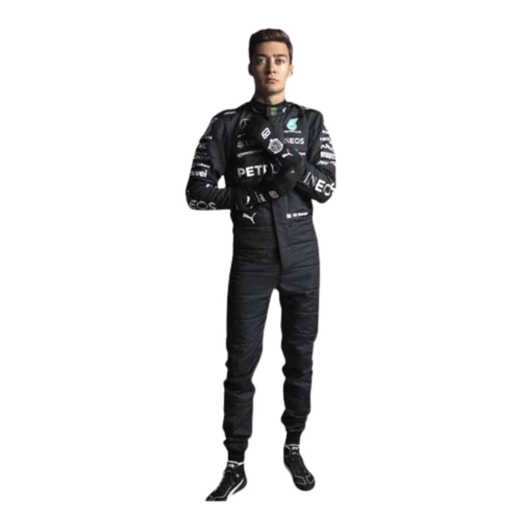 George Russell 2023 Go-Kart Racing printed Suit | Mercedes-AMG Petronas