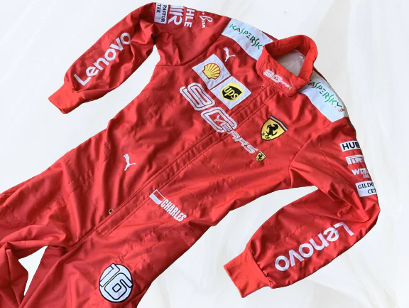 Charles Leclerc 2019 Ferrari 90 Years Suit | Embroidered F1