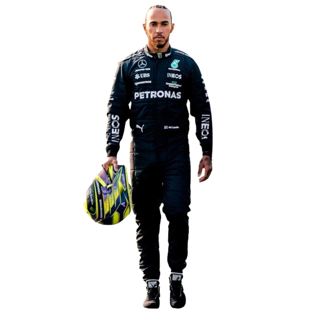 Lewis Hamilton 2023 Go-Kart Racing Printed Suit | Mercedes-AMG Petronas F1 Team
