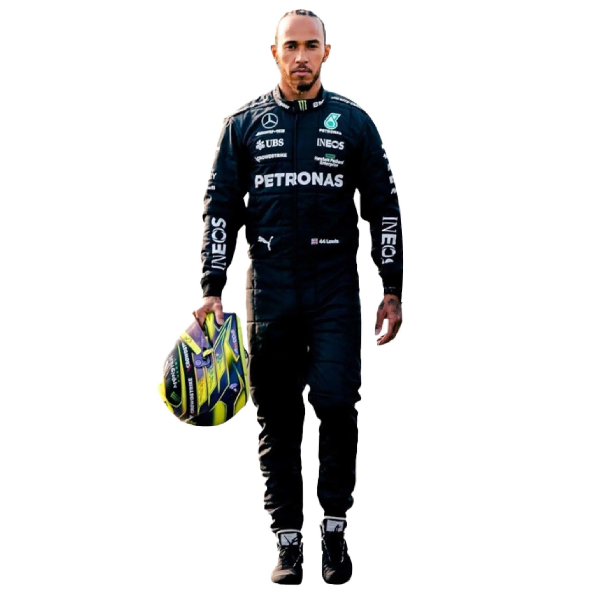 Lewis Hamilton 2023 Go-Kart Racing Printed Suit | Mercedes-AMG Petronas F1 Team