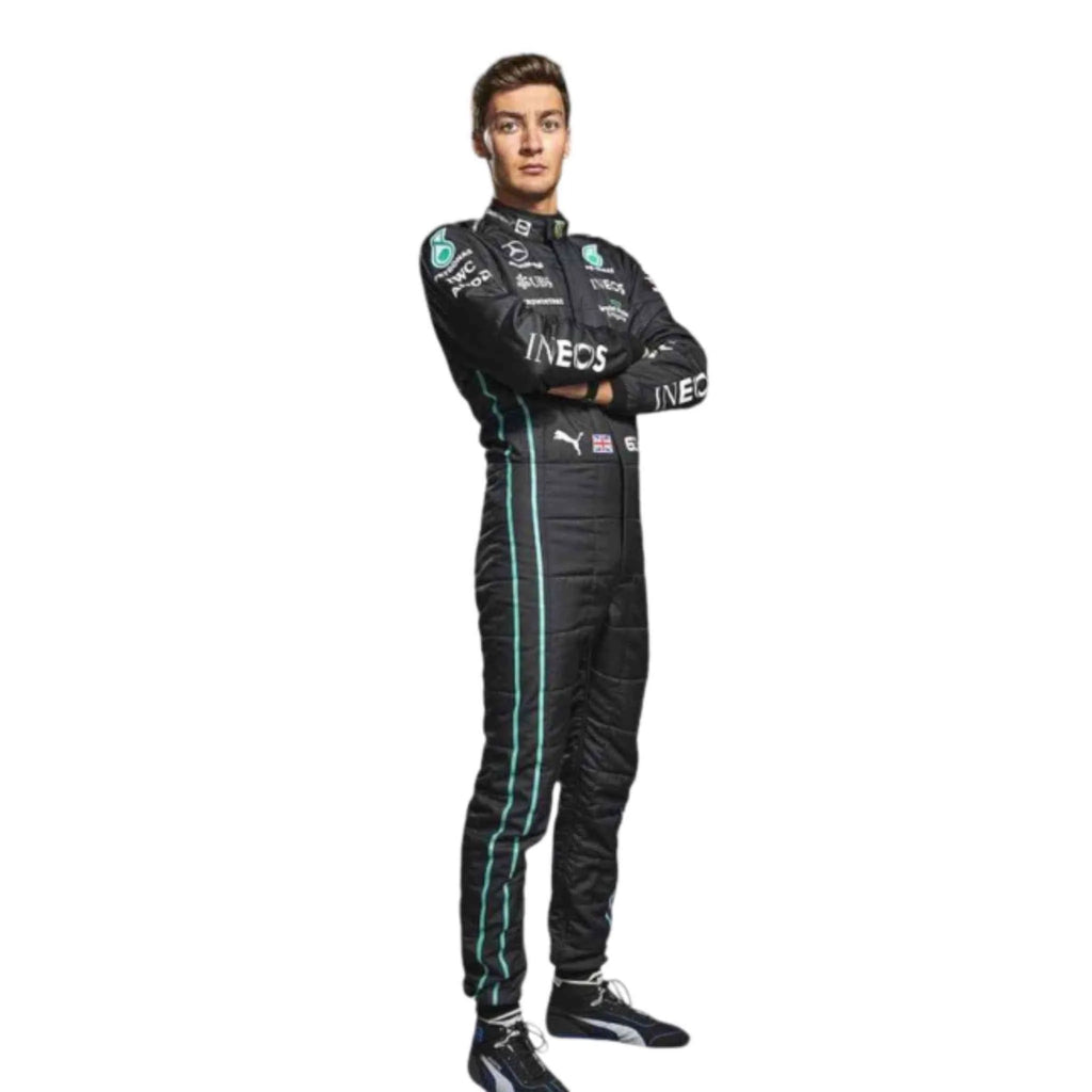 George Russell 2022 Go-Kart Racing Printed Suit | Mercedes-AMG Petronas