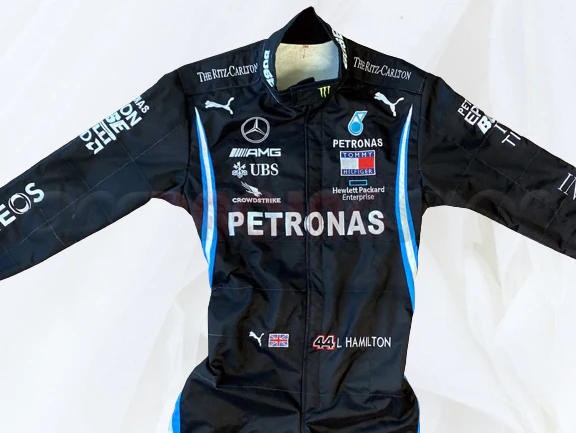 Lewis Hamilton 2020 Mercedes F1 Suit | Embroidered Racing Suit