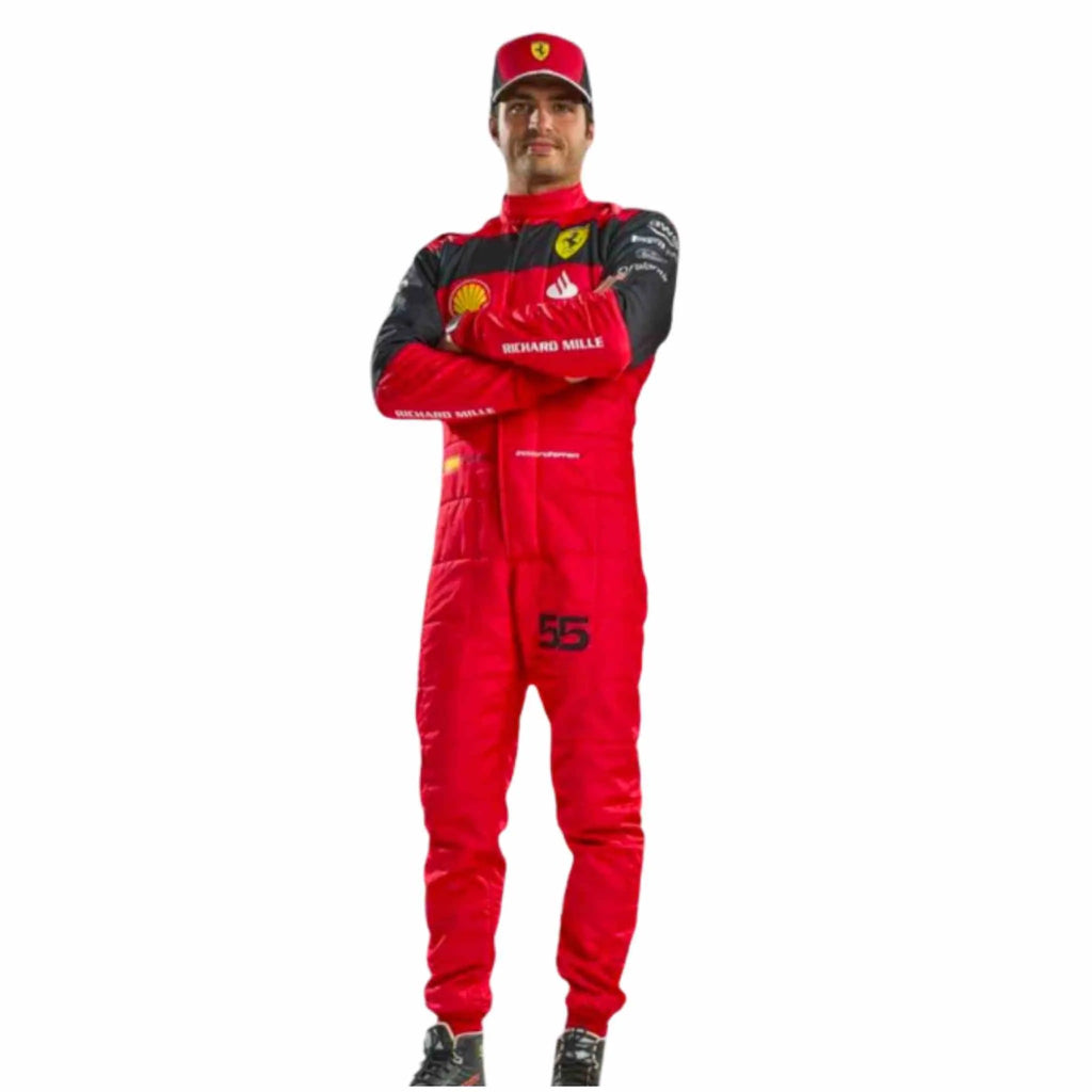 Carlos Sainz 2022 Ferrari Race Suit – Scuderia Edition | Printed Replica