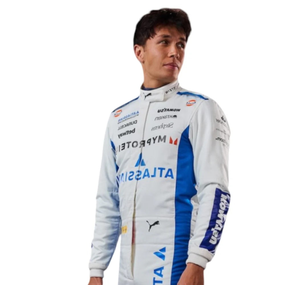 Alex Albon 2025 F1 Replica Racing Suit – Premium Printed Fan Edition