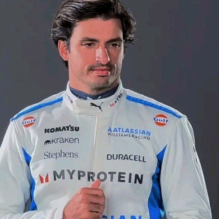 Carlos Sainz 2025 F1 Racing Suit – Premium Printed Fan Edition
