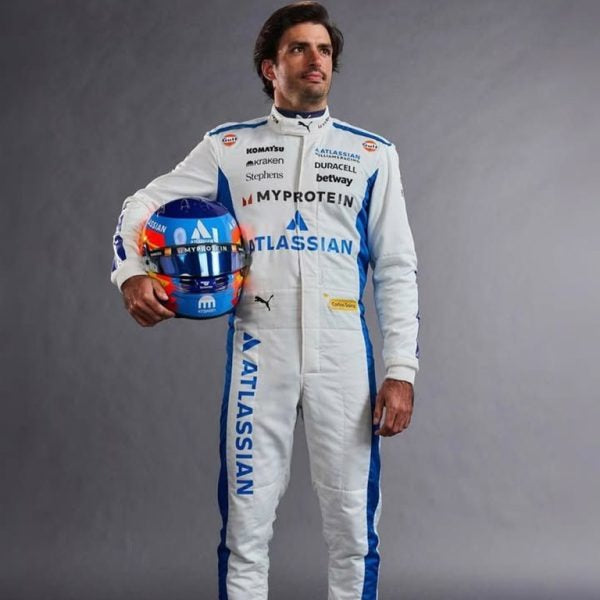 Carlos Sainz 2025 F1 Racing Suit – Premium Printed Fan Edition