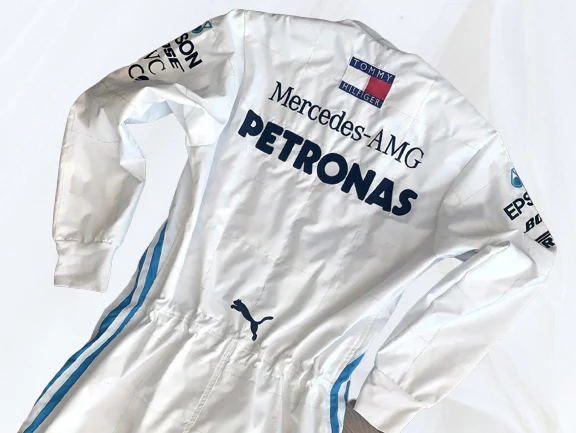 Lewis Hamilton 2019 Mercedes F1 Suit | Embroidered Racing Suit