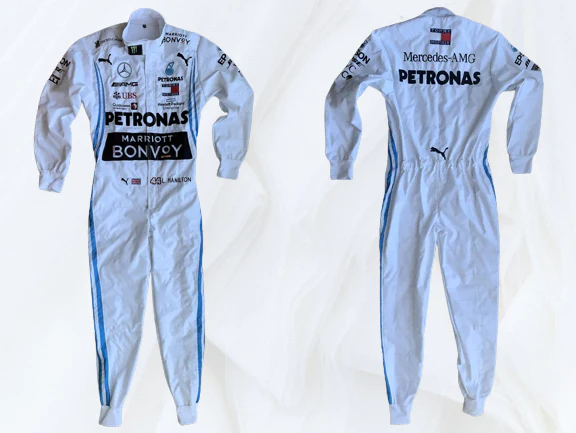 Lewis Hamilton 2019 Mercedes F1 Suit | Embroidered Racing Suit