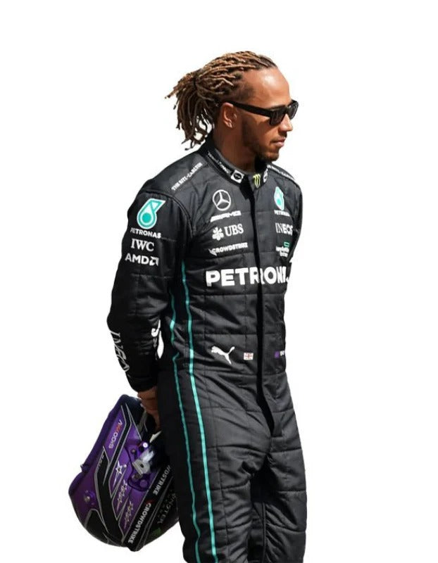 Lewis Hamilton 2022 Go-Kart printed Racing Suit | Mercedes-AMG Petronas F1 Team