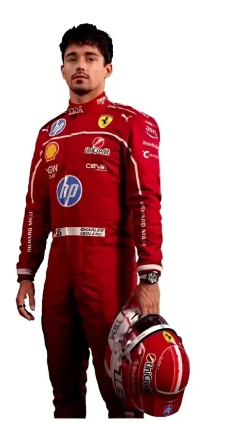 Charles Leclerc 2025 Ferrari F1 Printed Race Suit