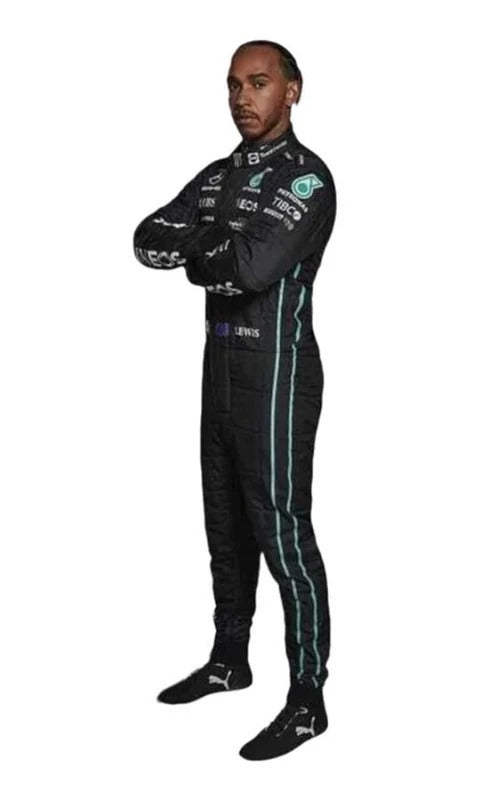 Lewis Hamilton 2022 Go-Kart printed Racing Suit | Mercedes-AMG Petronas F1 Team