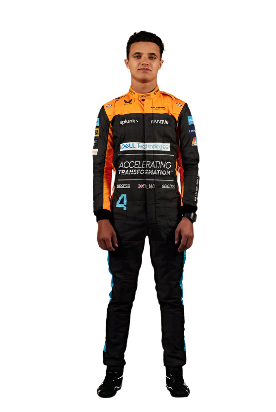 Lando Norris McLaren 2022 Kart Race Printed Suit - My Racing Suits